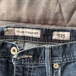 BKE Tyler Straight Men's Jeans - Dark Blue